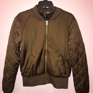 NWOT H&M Olive bomber jacket